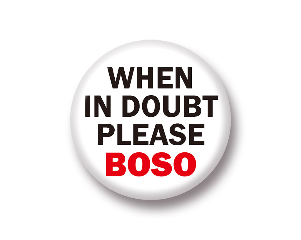 Boso Pinback Button