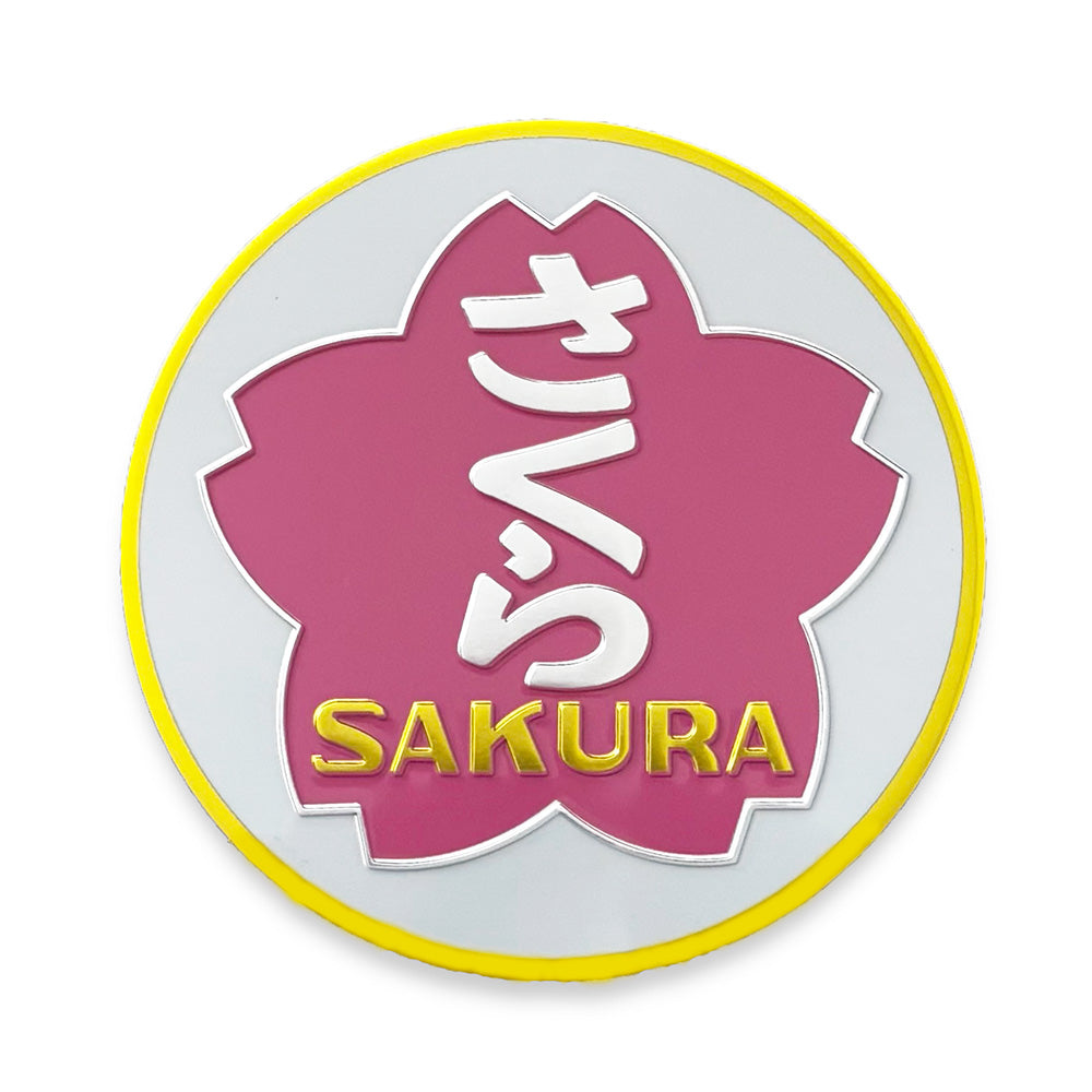 Railway Headmark Sticker "Sakura" (Metal Art Sticker)