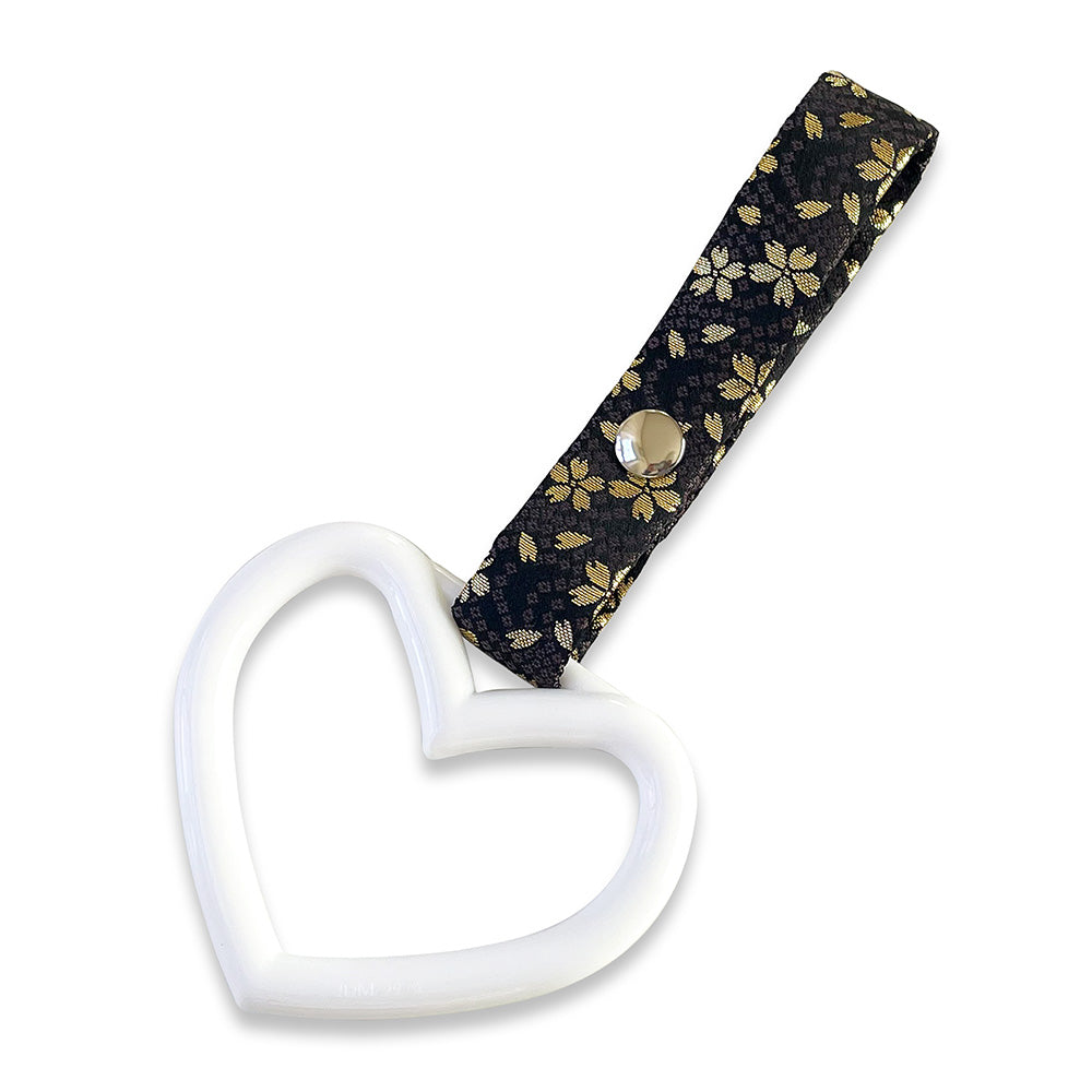 Nishijin Sakura Gold Black (White heart)