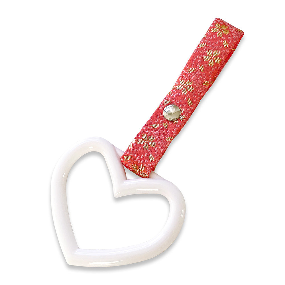 Nishijin Sakura Gold Pink (White heart)