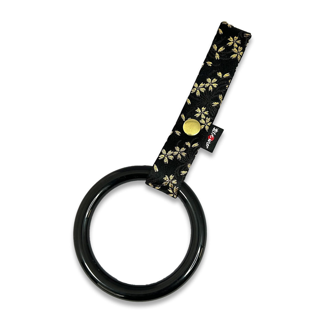 Sakura Gold with Kiku Black (Black ring)