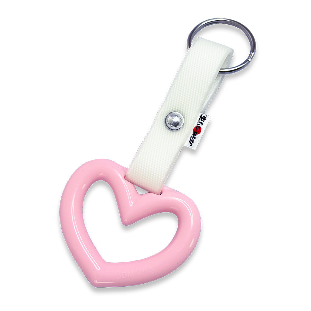 Heart Mini Tsurikawa Keychain (Light Pink)