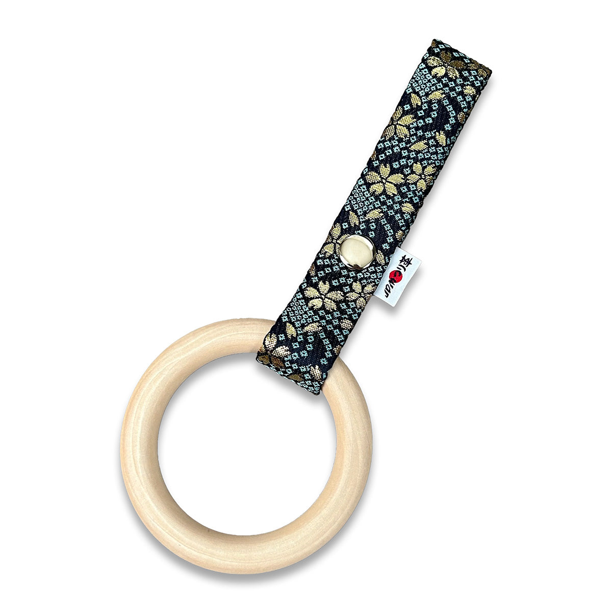 Nishijin Sakura Gold Blue (Wood ring)