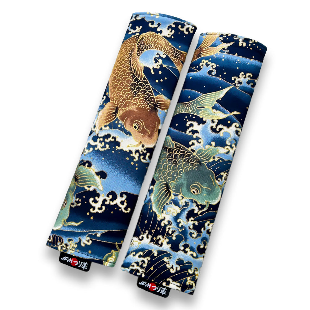 Koi in the Blue Wave Seatbelt Covers (2pc)