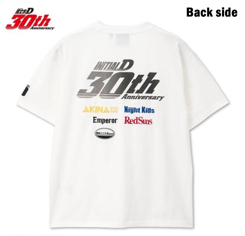 Initial D 30th Anniversary T-Shirt (Men's Japanese Size L)