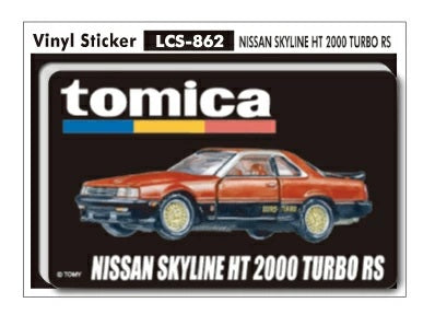 Tomica Sticker - Nissan Skyline HT 2000