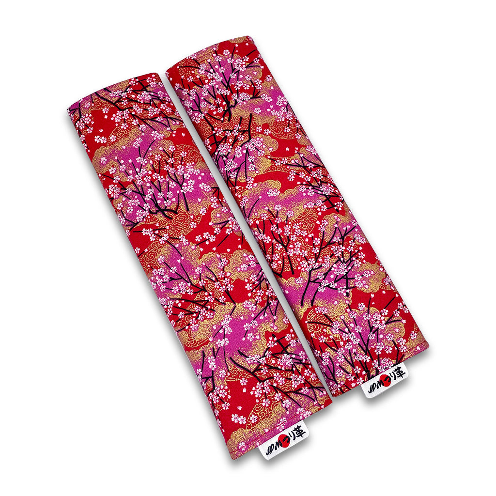 Sunset Sakura Seatbelt Covers (2pc)